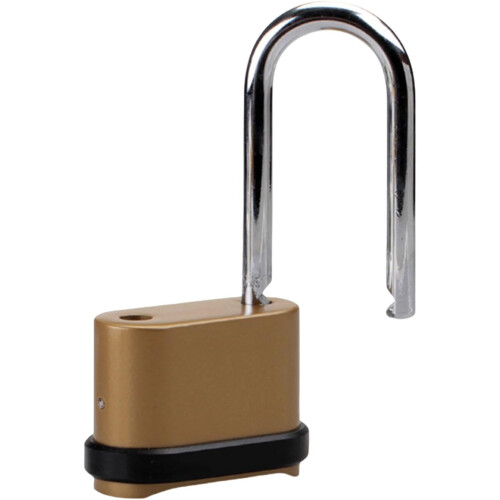 Sturdy Alloy Combination Lock Solid Body with Stylish Steel Shackles Portable Accessory for Multipurpose Security 2