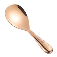 Elegantes Design, Reislöffel aus Edelstahl, ergonomisch geformt, hochglanzpoliert, rostfrei (1 Stück)