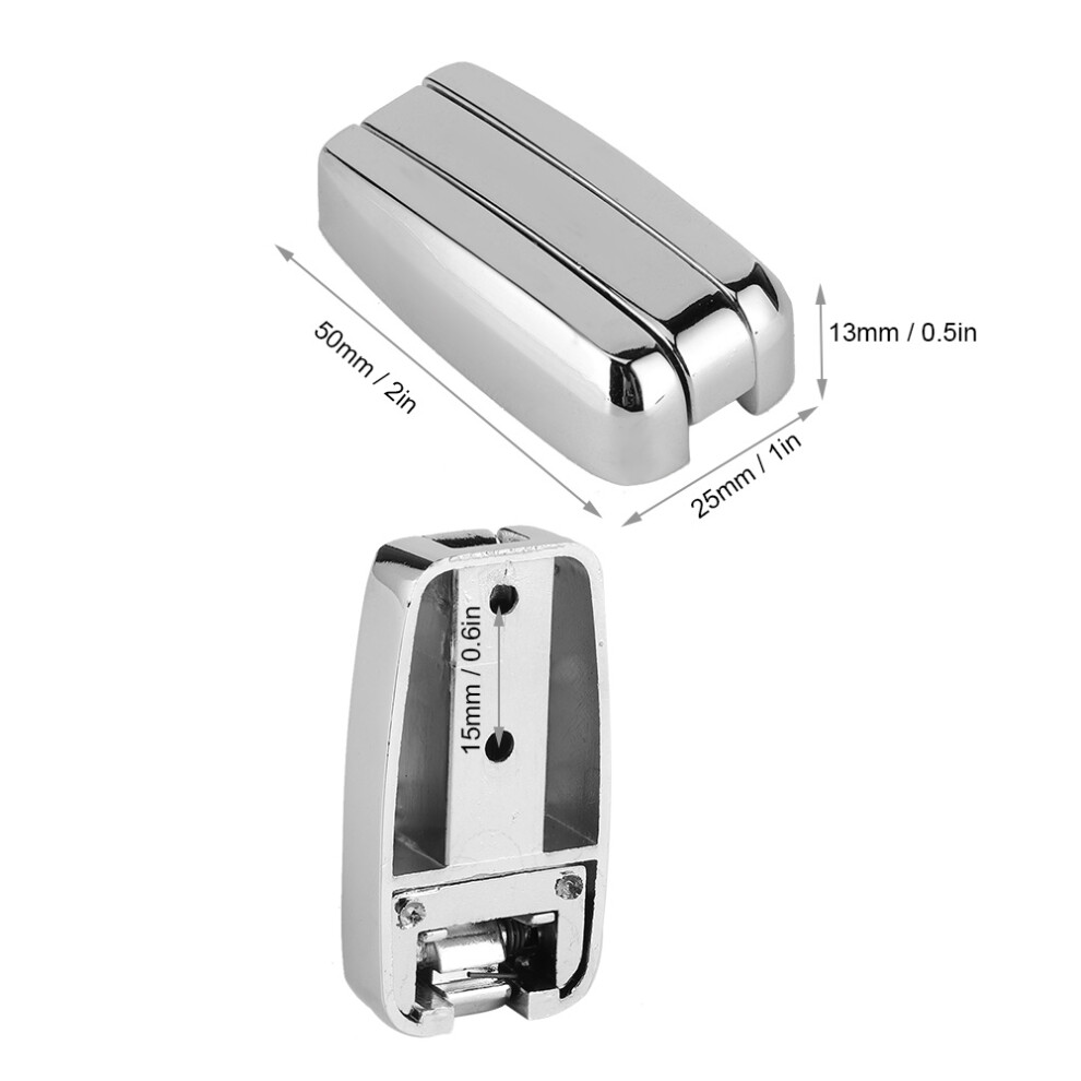 2Pcs Zinc Alloy Hooks For Rvs Â Concealed Smooth Silver Easy To Mount 3271361211481