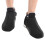 Black Polyester Snow Shoe Protector Pair for Skiing Boot Overshoes 6