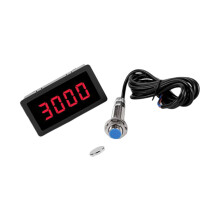 High Accuracy Digital RPM Meter Real Time Monitoring-Red