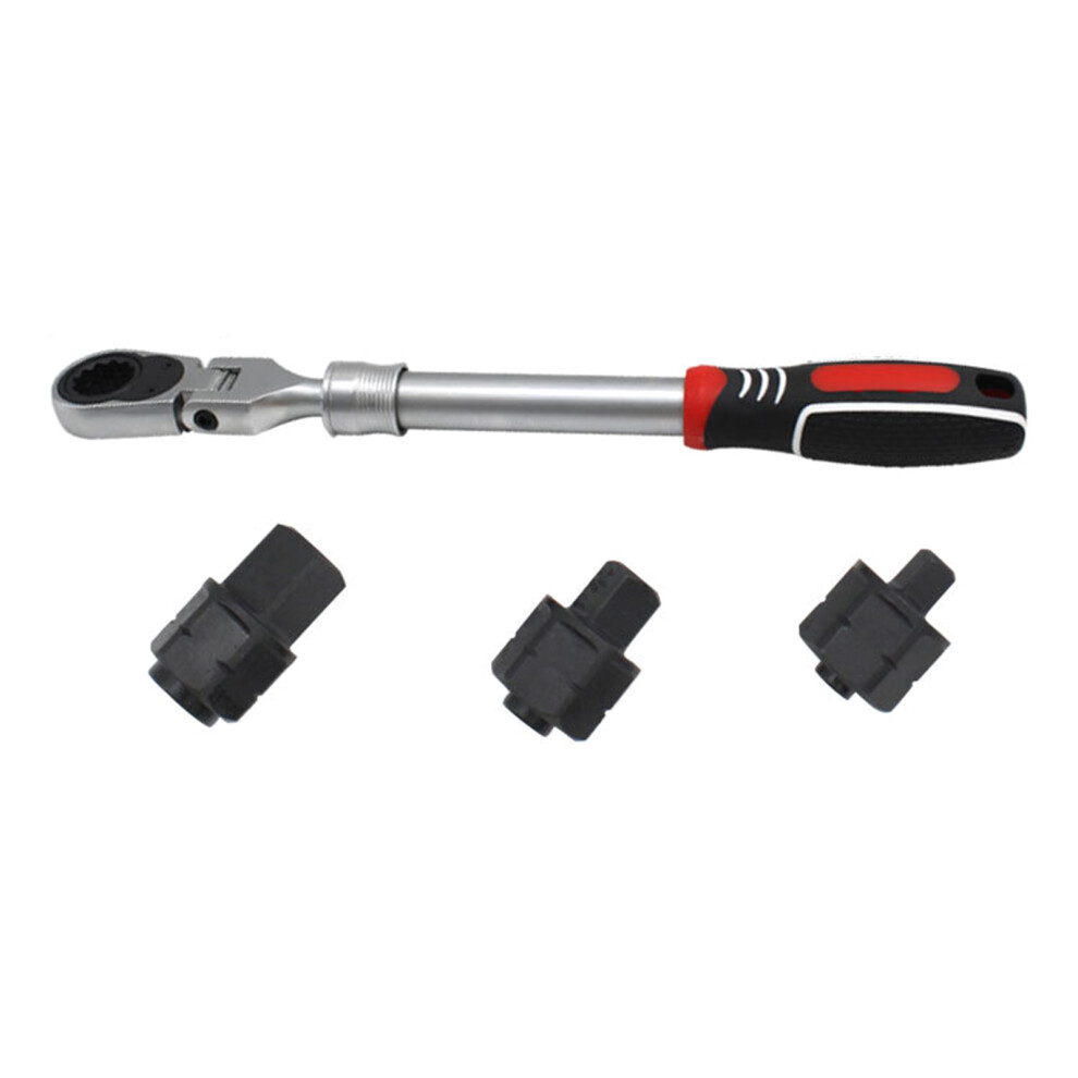 Steel Ratcheting Spanner 3 In 1 Multiple Tool-Ratchet Wrench 7695000292932