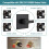 Dull Black Square Shower Device Cover Bronze Mixture Building 2