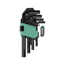 Complete 9 Piece L Type Tool Kit Wear-Hono Black Flat H