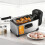 Adjustable Temp Electric Deep Fryers Overheat Protection Kitchen 4