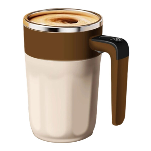 Magnetic 450ML Automatic Magnetic Stirring Mug with Lid-2
