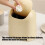 Swing Lid Desktop Trash Can With Odor Locking-cream color 5