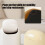 Swing Lid Desktop Trash Can With Odor Locking-cream color 7