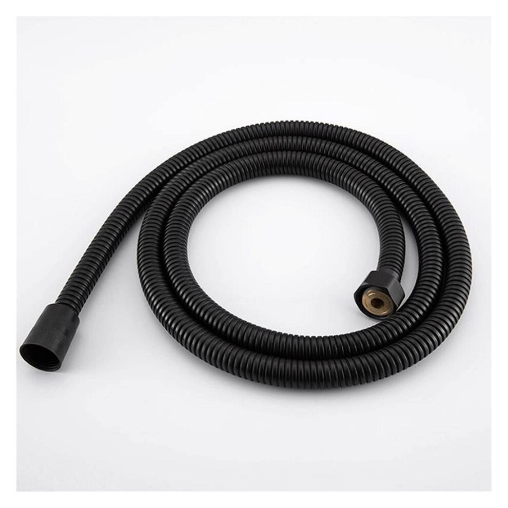 Matt Black 1.5M 2.0M Shower Hose Bathroom Handheld Showerhead Hose Bathroom Water Pipe Extension Stainless Steel 150Cm Dn20 9323874969404