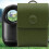 Golf Rangefinder Case Pu Leather Hard Shell Carry Case Box Range Finder Protector with Buckle, Range Finder Protective Storage Bag Green 2