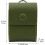 Golf Rangefinder Case Pu Leather Hard Shell Carry Case Box Range Finder Protector with Buckle, Range Finder Protective Storage Bag Green 5