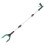 Faltbarer Müllpicker Müllzange Aluminium Grün Ergonomisch 10