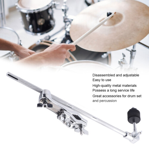 Metal Drum Extension Clamp Holder, 41mm-155mm, Silver 2