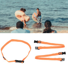 3Pcs.Orange Life Buoy Bandage Fixed Belt with Safety Rope for Swimming