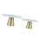 Σταντ για επιδόρπια με πολυτελές χρυσό φινίρισμα, σιδερένια θήκη για κέικ με 8
