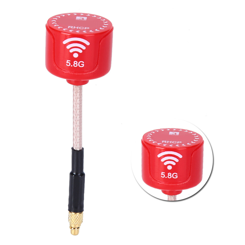 High Efficiency 5.8Ghz 3Dbi Lhcp Antenna For Fpv Racing Drones Red 7901361237162
