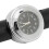 Stylish Chrome Motorcycle Clock for 7/8in-1in Handlebars Black Dial 16