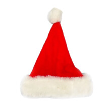 Erwachsene Cosplay Weihnachtsmannmütze, winddichte Mütze,-Rot