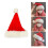 Erwachsene Cosplay Weihnachtsmannmütze, winddichte Mütze,-Rot 2