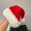 Erwachsene Cosplay Weihnachtsmannmütze, winddichte Mütze,-Rot 4