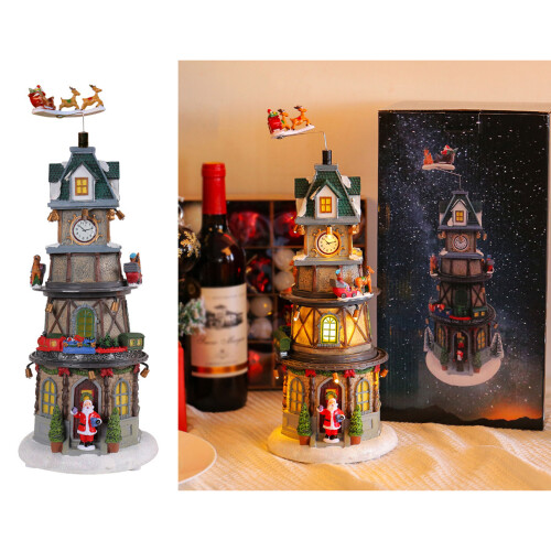 Handbemalte drehbare Spieluhr, Geburtstags-/Weihnachtsgeschenk, 1