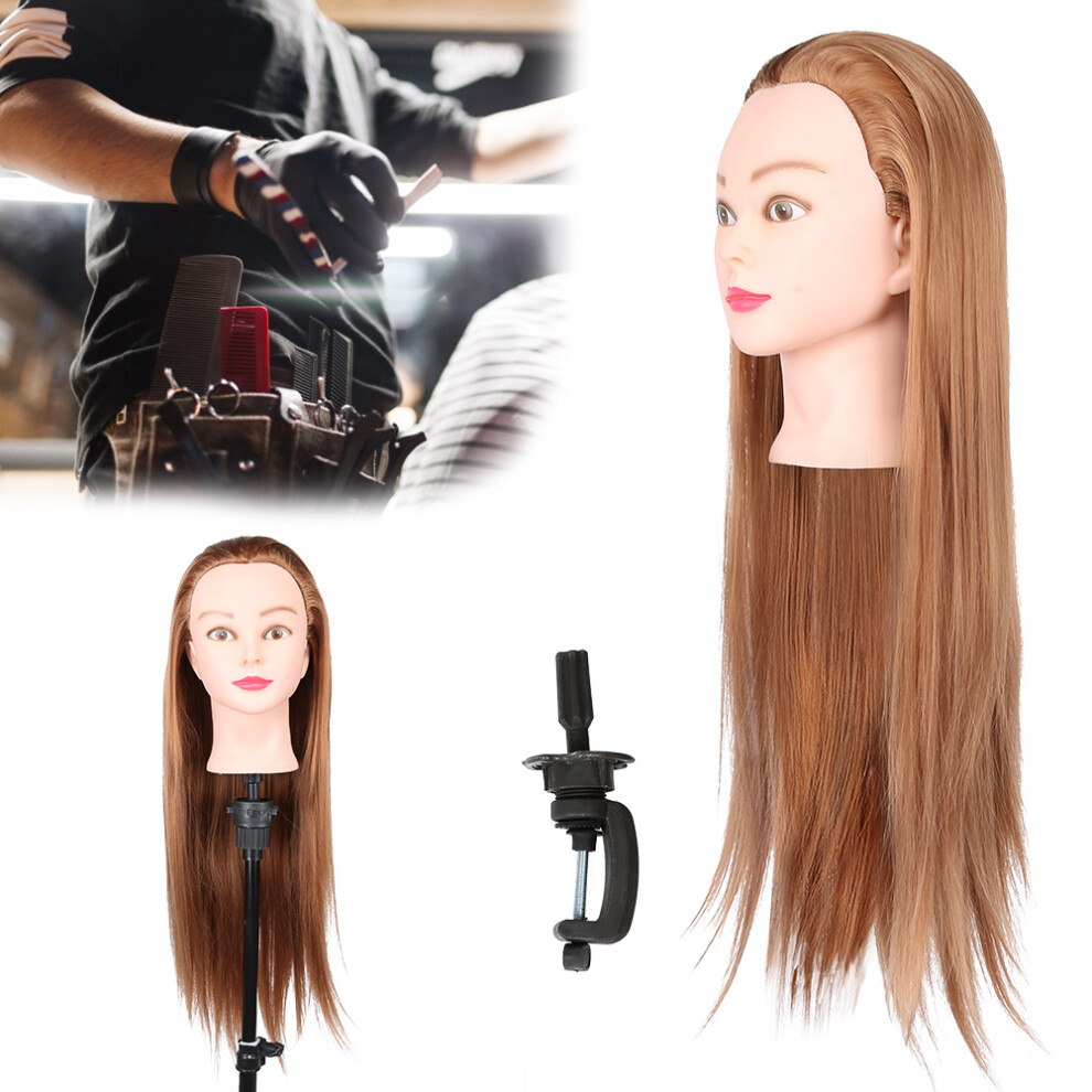 Unisex Mannequin Head Hair Styling Practice Model 70Cm Braiding Salon Training Tool