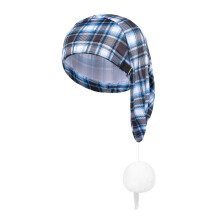 Festliche Weihnachtsmannmütze mit Pompons für-Hellblau
