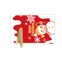 1Set Weihnachtssüßigkeitstüten Schneemann Keks Urlaub-B
