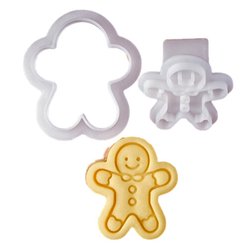 Weihnachtsgemusterte Ausstechformen,-Lebkuchenmann