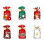 1Set Kerst Snoep Zakken Multifunctionele Inpakcontainer Houder-A 2