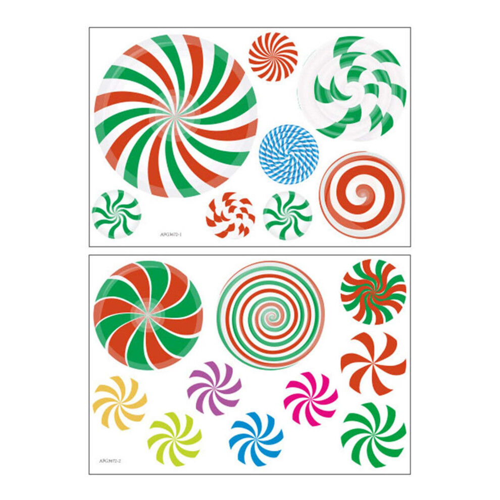 Christmas Window Decor Sticker Holiday Theme Christmas Wall