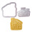 Cookie Embossing Molds Baking Tools Biscuit Molds-wooden house 1