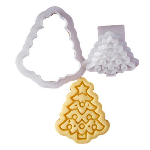 Christmas Cookie Mold Christmas Patterned Cookie-Christmas tree
