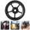 Folding Aluminum Easy Wheel for Bikes, 60mm Diameter, Black 8