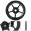 Folding Aluminum Easy Wheel for Bikes, 60mm Diameter, Black 15