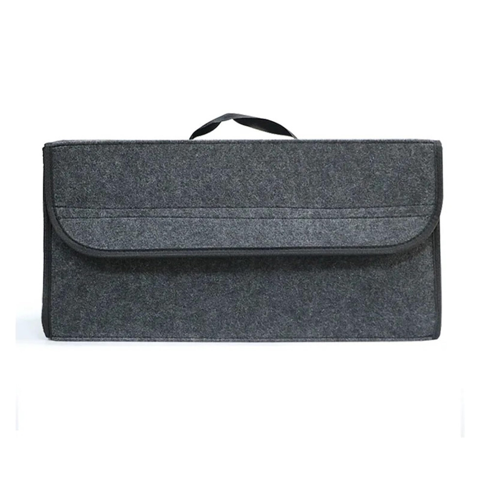 Muzhen Store Portable Car Trunk Storage Organizer Foldable Felt Cloth Storage Box Case Auto Interior Stowing Tidying Container Bags (Color : ) Gray 9067246724504