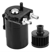 Universelles Aluminium-Ölfangbehälter-Set 300ml 68x112mm Ventilationsfilter