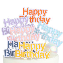 Decorazioni per feste di compleanno radiose, topper per torta personalizzato, accessori per decorare torte arcobaleno per compleanni indimenticabili.