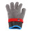 Premium schnittfeste SS304-Handschuh mit bequemem Nylon-Innenfutter 7