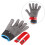 Premium schnittfeste SS304-Handschuh mit bequemem Nylon-Innenfutter 9