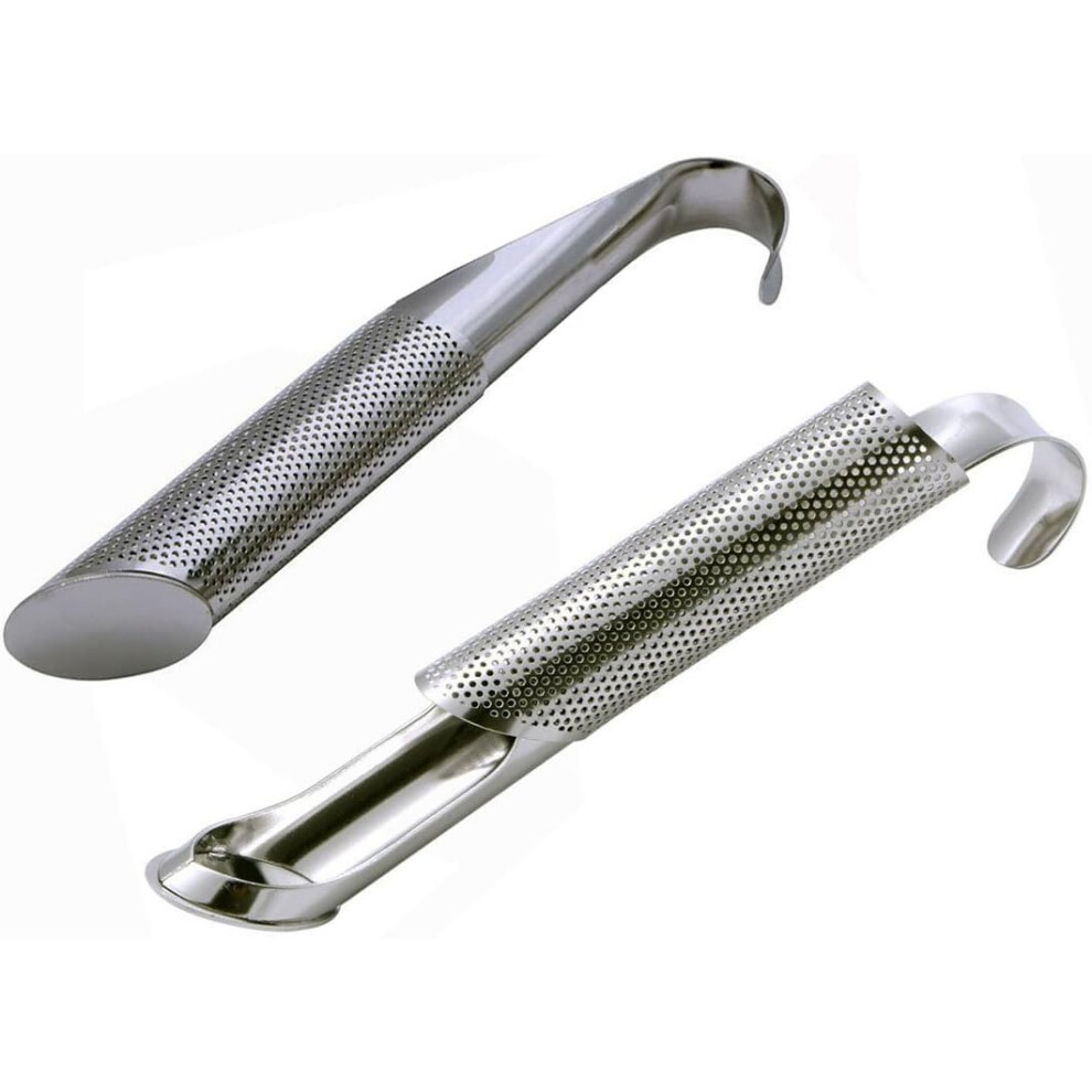 Universal Tea Infuser, Fine Mesh Filter Stainless Steel Tea Diffuser, Creative Pipe Design Loose Leaf Tea Infuser with Hook Handle, Easy To Clean for-image-OPC-PMYY5JD-NEW