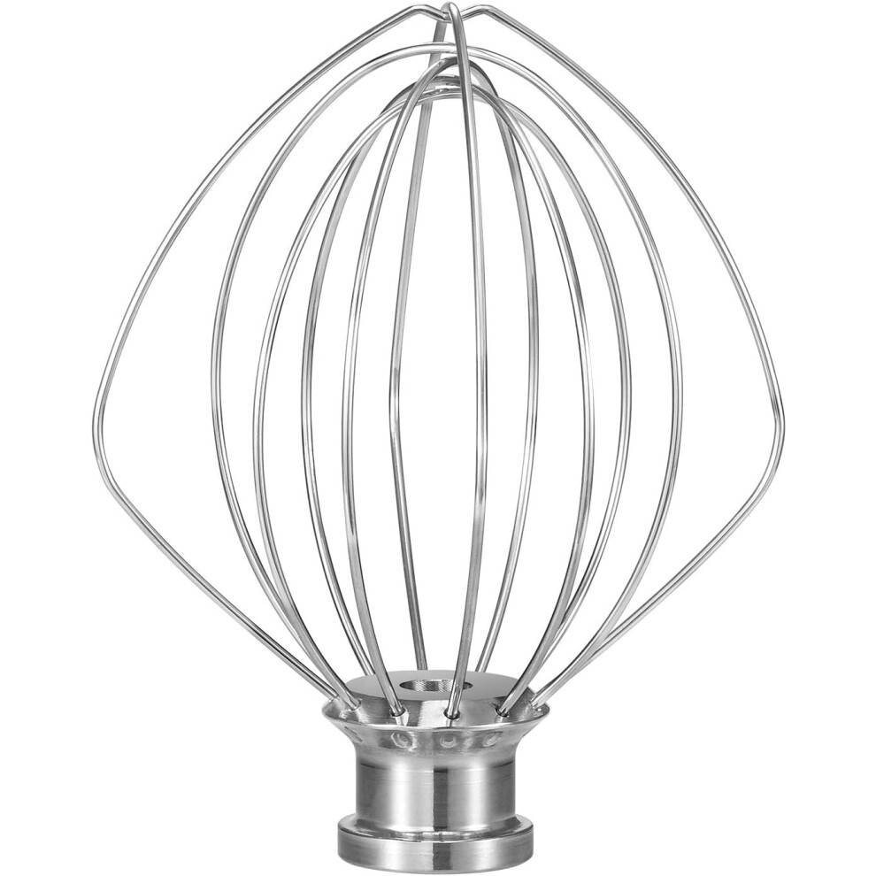 KitchenAid Stand Mixer Whisk Attachment, Stainless Steel Ensures Durability and Ease of Cleaning, Solid Hub for Stable Mixing