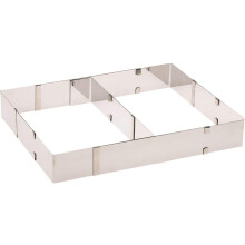 Ovale Kuchenringform zum Backen, mikroperforierter Edelstahl, einfaches Herauslösen des Backguts, für die heimische Küche (2 Stück)