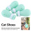 4Pcs Silicone Cat Paw Protectors - Light Blue, Full Enclosure 6