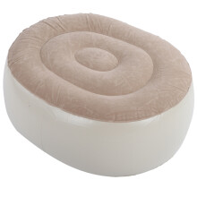 Inflatable PVC Foot Stool Cushion – Oval, 70x60x31cm, Soft Air Chair