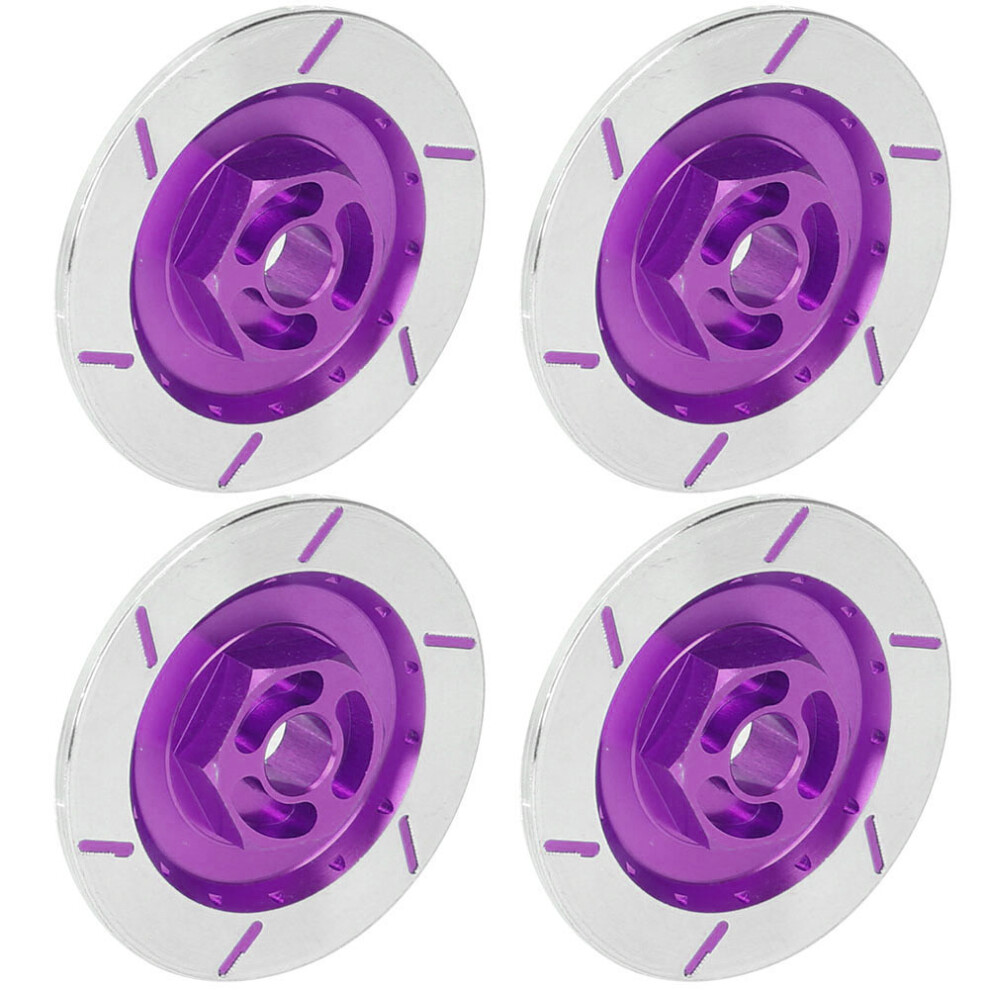 Aluminum Alloy Brake Disc For Hsp 94123 1:10 Rc Car Purple 4621361268098