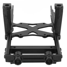 6x6 Metal Chassis Frame Kit for 1/10 RC SCX10, Black, 170mm