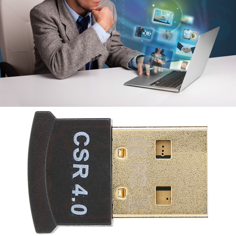 Wireless Bluetooth 4.0 Usb Adapter, Mini, 20M Range Black 8411361276720