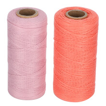 2Pcs Cotton Embroidery Threads 8/4 Warp Yarn 250 meters for Weaving