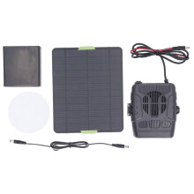 Solar Powered Heater 20W Portable Solar Heater for Chicken Coop with Overheat Protection for Pet House Greenhouse Animal Shelter Garden